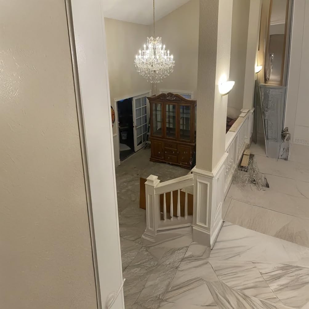 24-Light Large Gold Modern Crystal Chandelier, 3-Layer Luxury Ceiling Light Fixture for Lobby, Foyer, Staircase & Entrance Hall