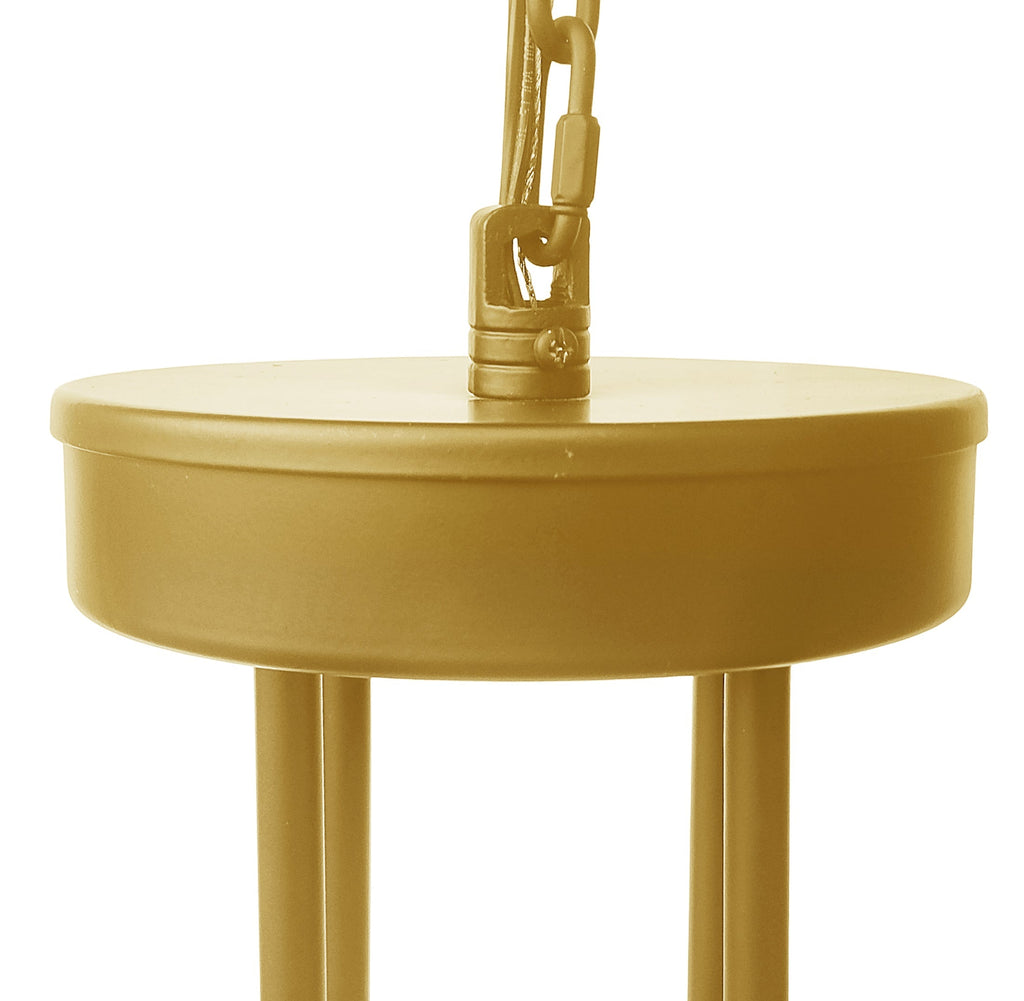 20-Light Round Chandelier Gold Finish, 60" Rustic Vintage Barn Metal Industrial Loft Ceiling Lighting Fixture