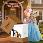 PonyCycle Model X® Ride-On Unicorn, Purple - Rideable Toy for Kids Age 4-7, Mechanical Walking Unicorn Ride-On Toy